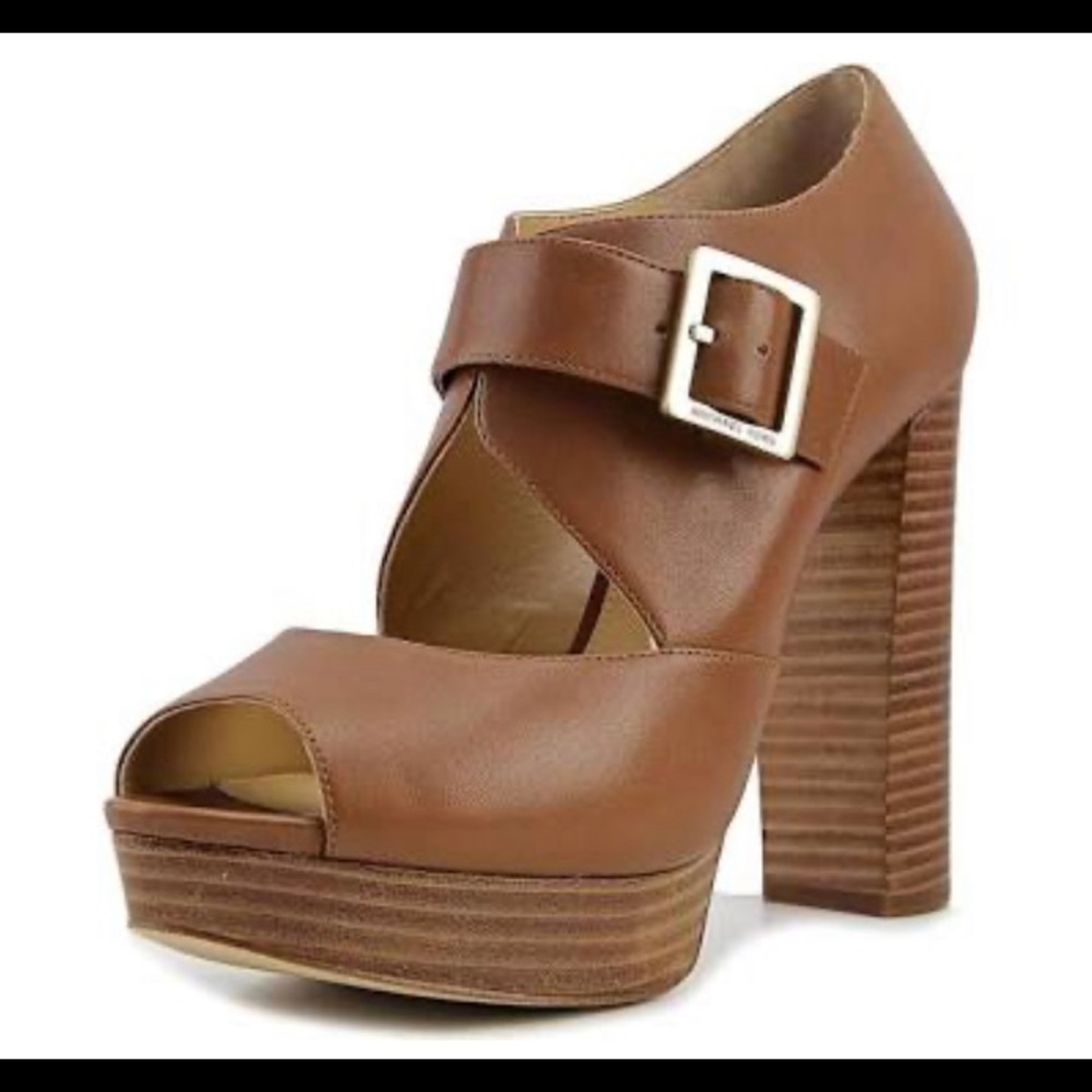 Michael Kors Eleni Leather Platform